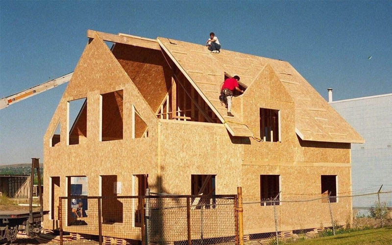 Ứng dụng gỗ OSB làm nhà