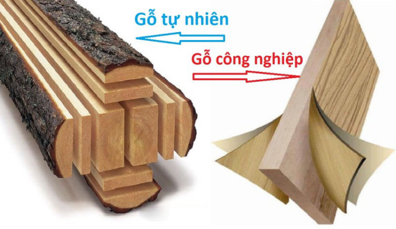 So sánh những ưu nhược điểm của gỗ công nghiệp và gỗ tự nhiên