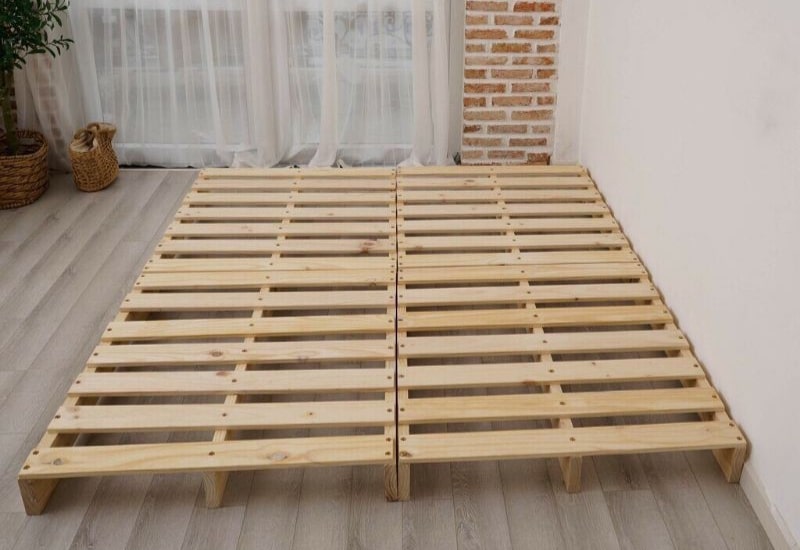 Kích thước giường gỗ pallet phổ biến hiện nay