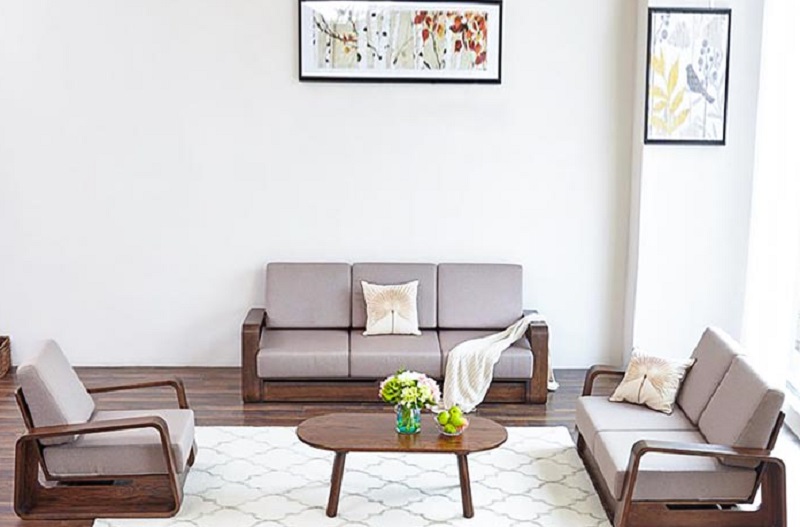 5 Mẫu bàn ghế gỗ phòng khách hiện đại