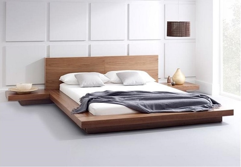 Giường ngủ gỗ công nghiệp Kiểu Nhật 
