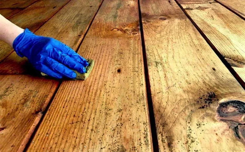 Cách làm sạch đồ gỗ bị mốc bằng nước rửa chén