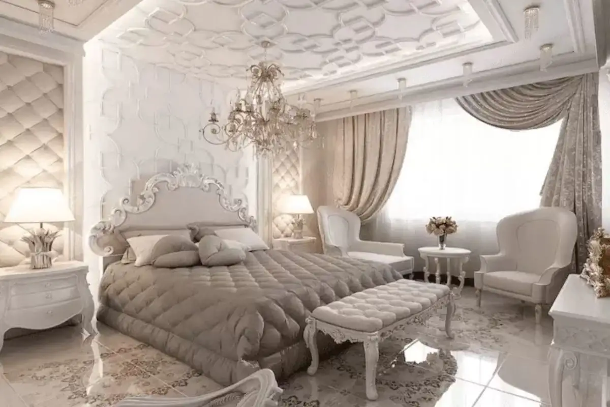 Phòng ngủ tân cổ điển đắt giá