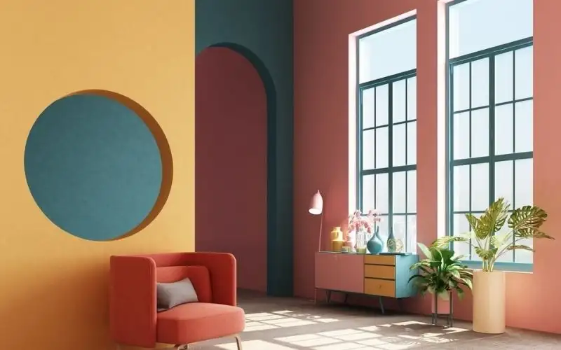 Lưu ý khi dùng tông màu nóng để không bị chói