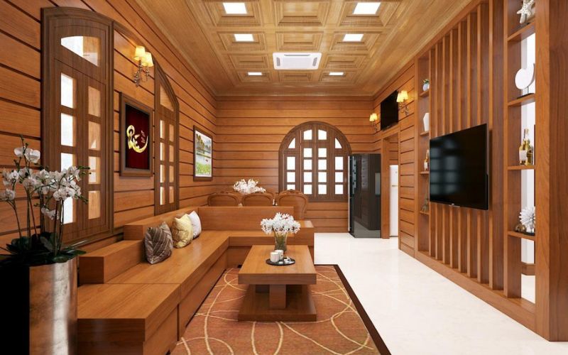 Nội thất gỗ tự nhiên hiện đại cho không gian căn nhà bạn