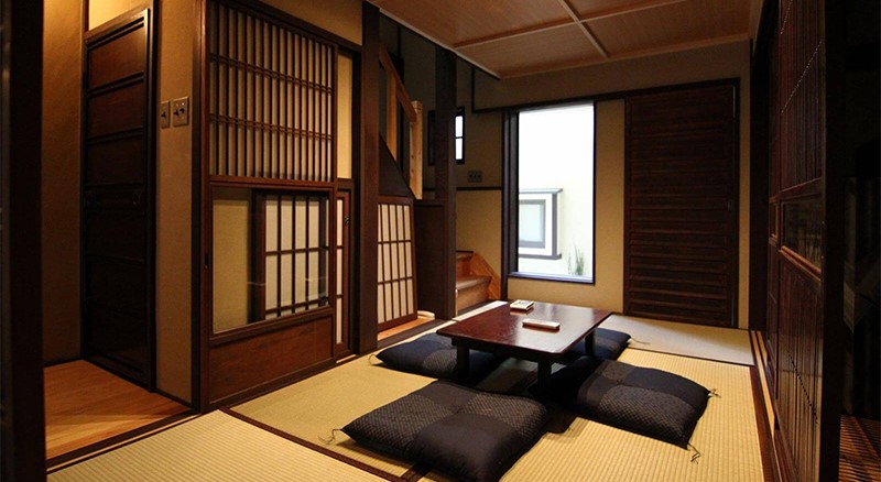 Thiết kế phòng khách nội thất Nhật Bản