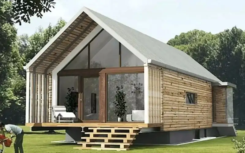 Nhà gỗ lắp ghép dễ dàng tháo rời và di chuyển