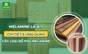 Chi tiết về các loại gỗ phủ melamine và ứng dụng