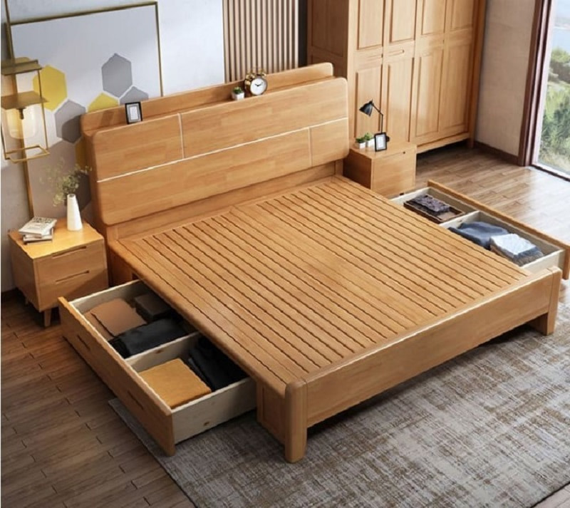 Xu hướng chọn các mẫu giường gỗ đẹp hiện nay