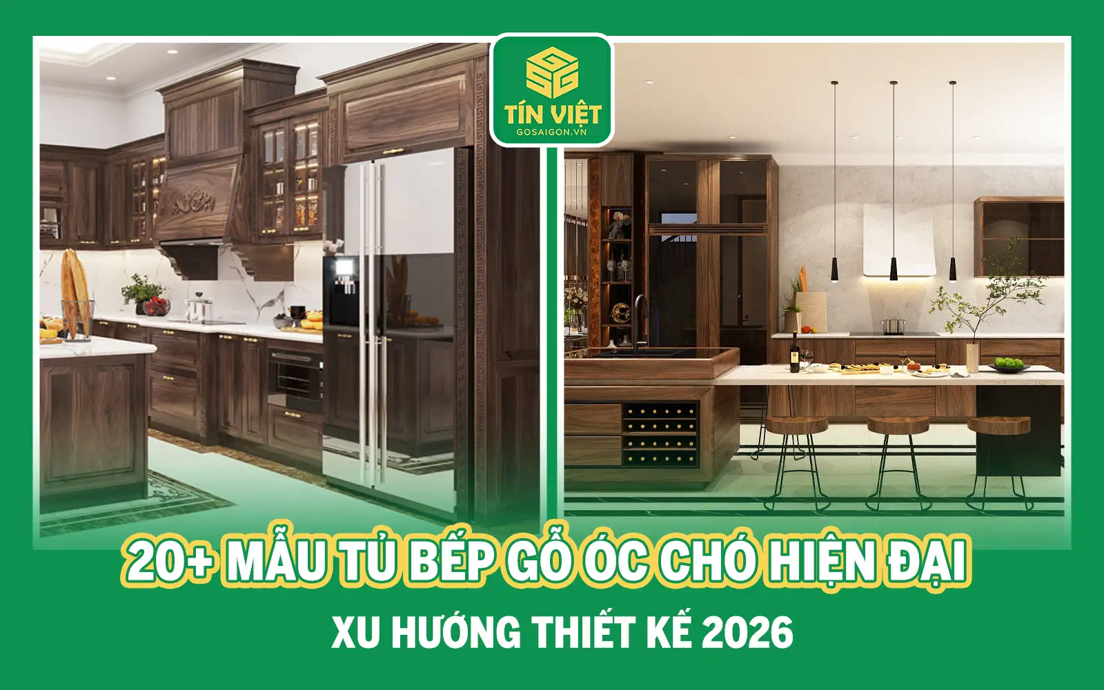 15+ mẫu tủ gỗ óc chó hiện đại