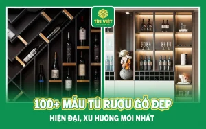 mẫu tủ rượu gỗ