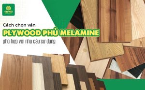 Cách chọn ván plywood phủ melamine phù hợp với nhu cầu sử dụng