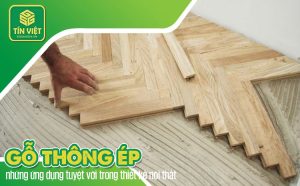 Gỗ thông ép và những ứng dụng tuyệt vời trong thiết kế nội thất