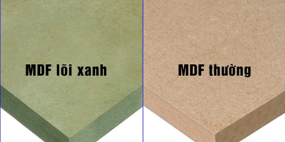 Độ bền và khả năng chịu nước của 2 loại gỗ MDF