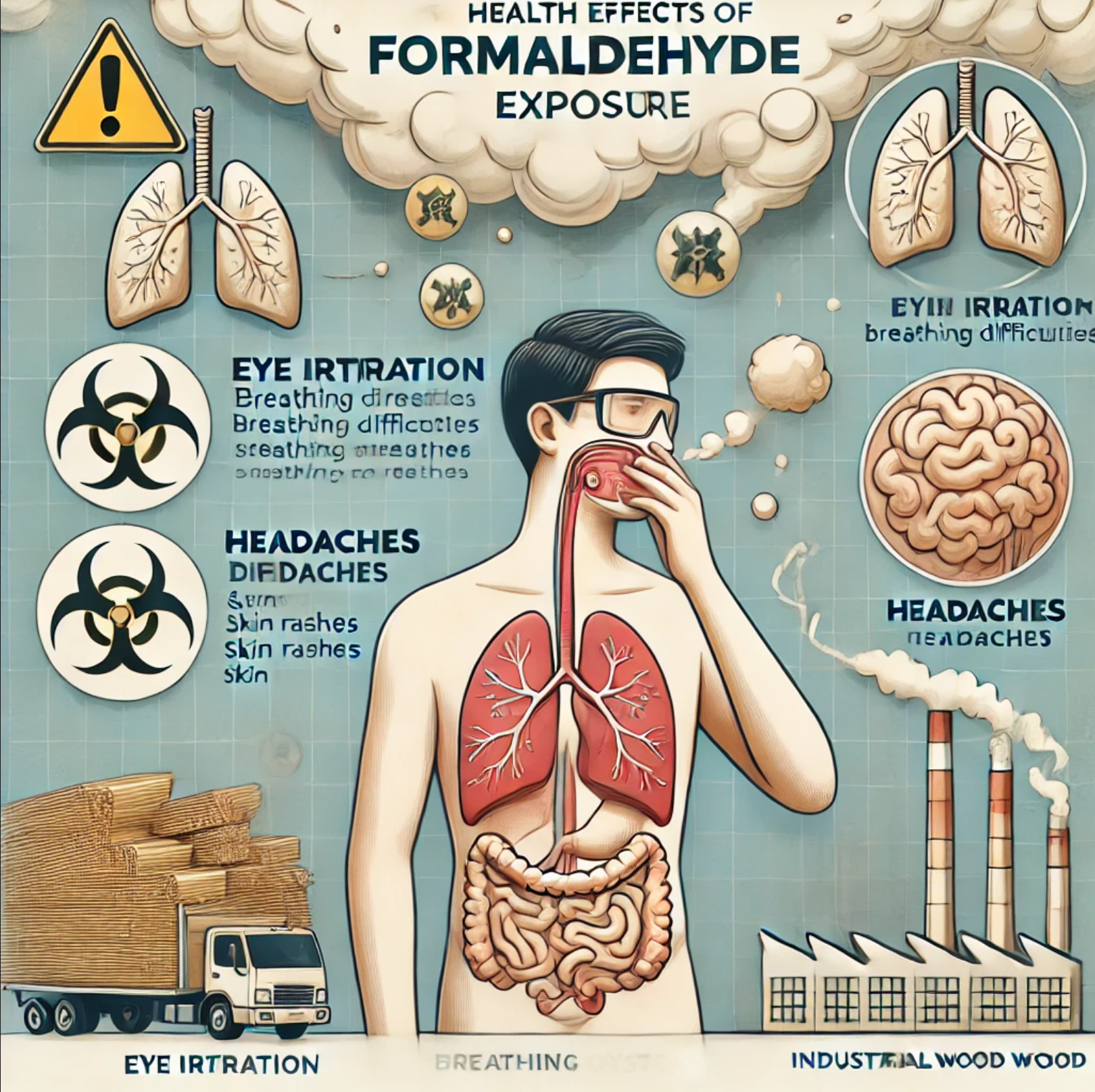 Tác động của formaldehyde đến sức khỏe