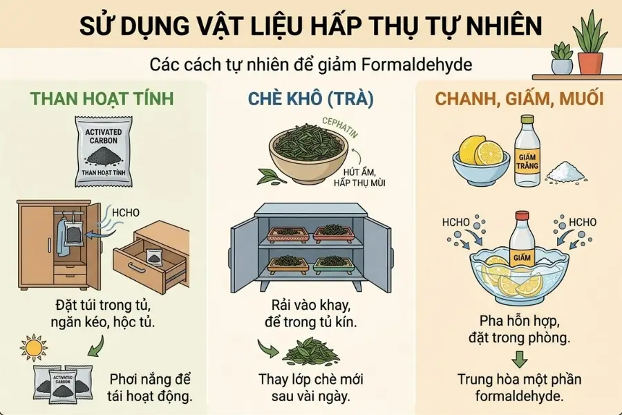 Biện pháp khử mùi độc Formaldehyde