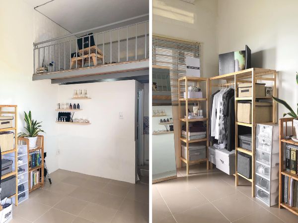 ý tưởng decor phòng trọ nhỏ đẹp