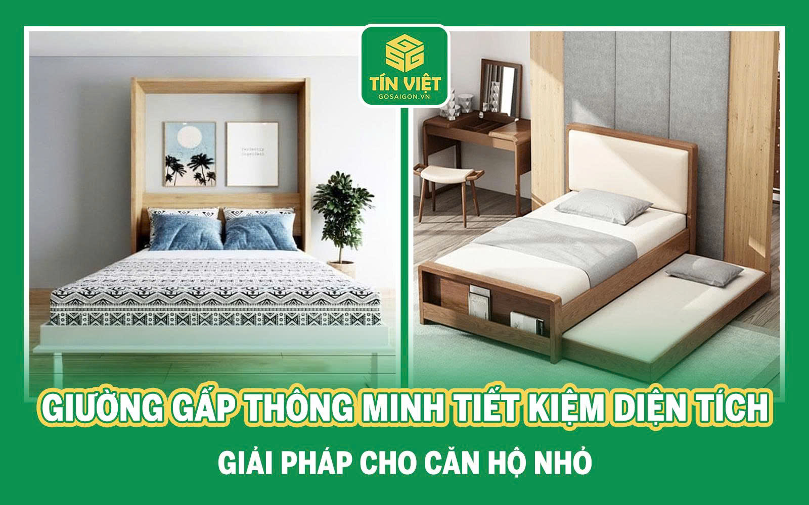 Giường gấp thông minh
