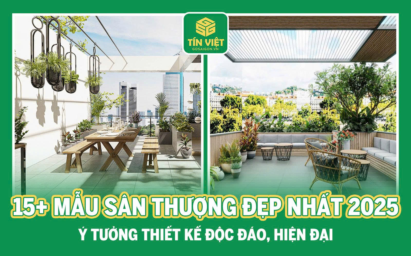 Sân thượng đẹp