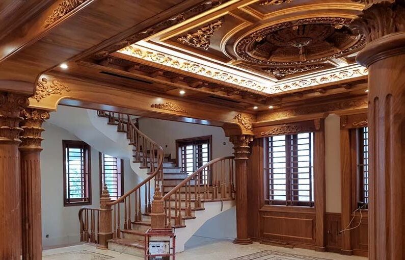 Trần gỗ tự nhiên nâng cao giá trị ngôi nhà