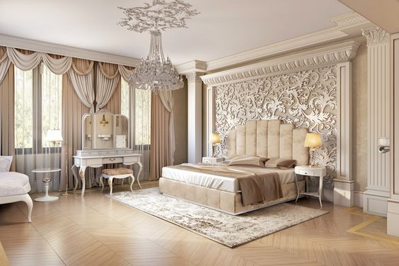 Sự kết hợp giữa màu sắc và ánh sáng biến không gia đậm chất nghệ thuật và xa hoa