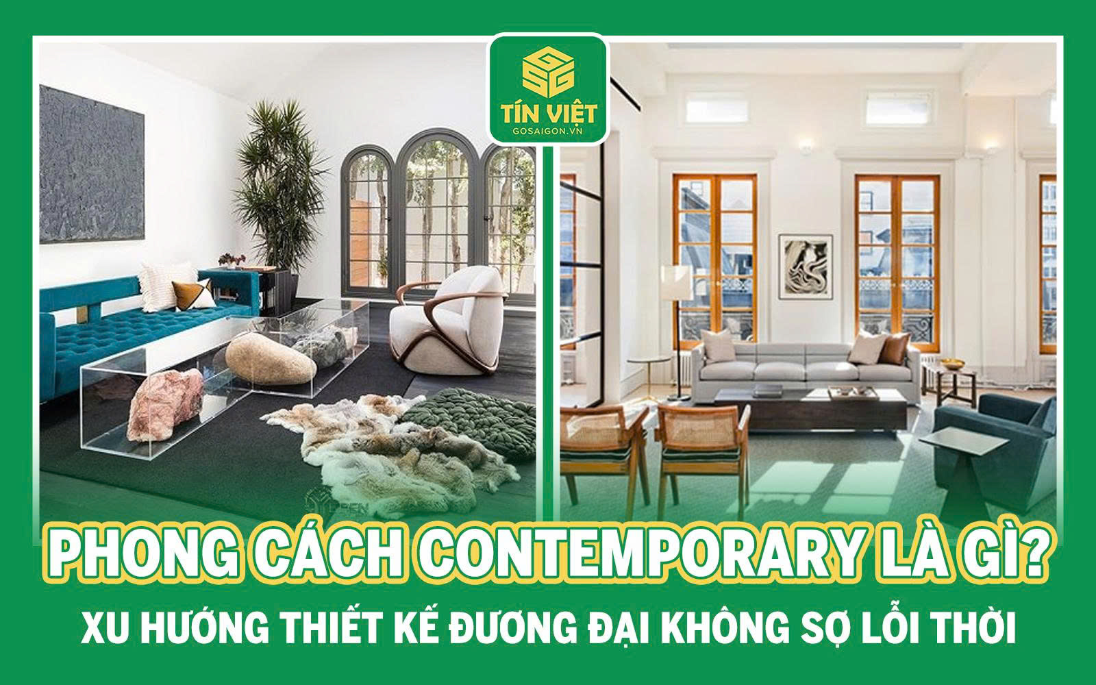 Phong Cách Contemporary