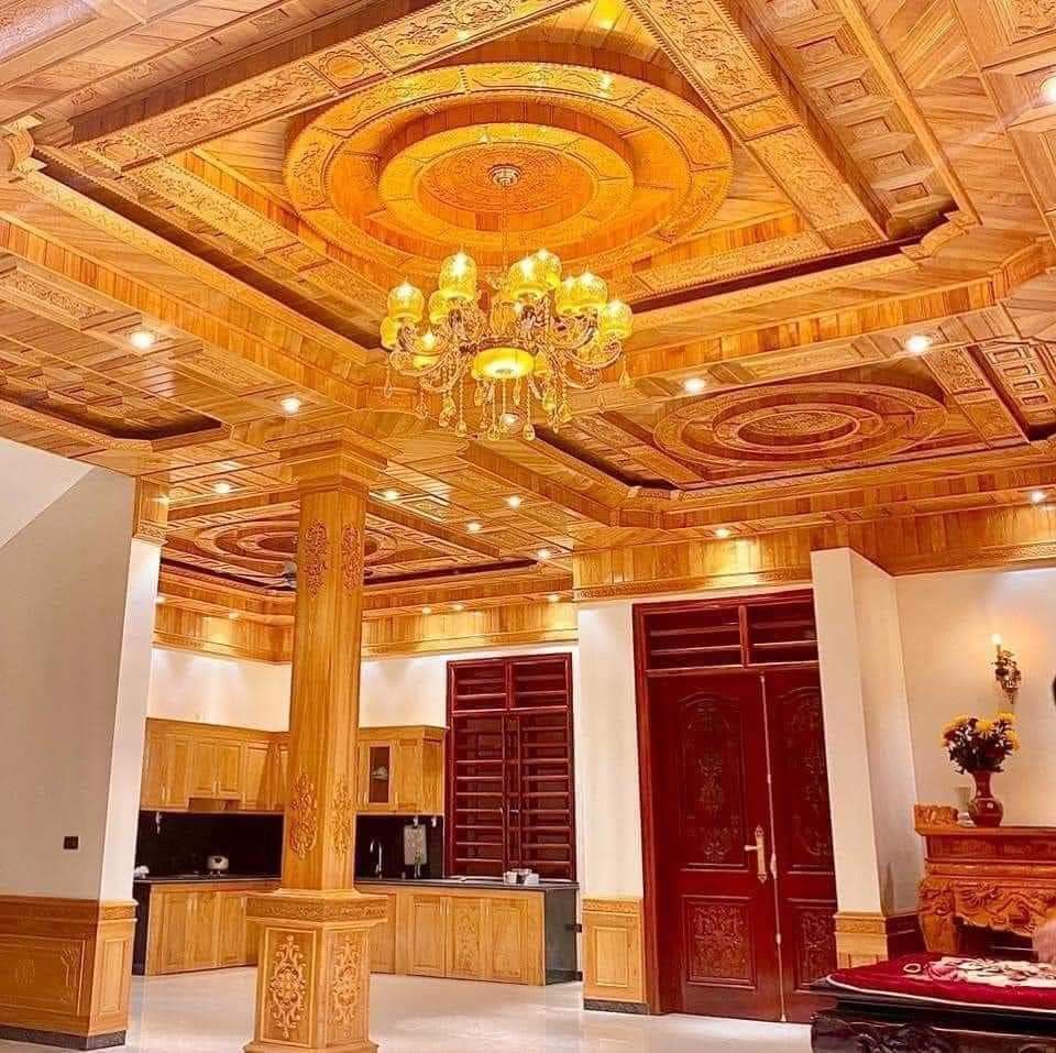 Trần gỗ tự nhiênlà gì?