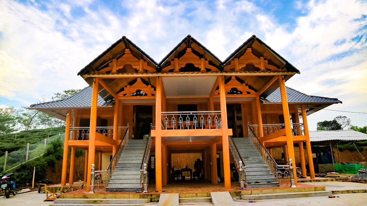 Mẫu nhà sàn hiện đại đẹp thoáng