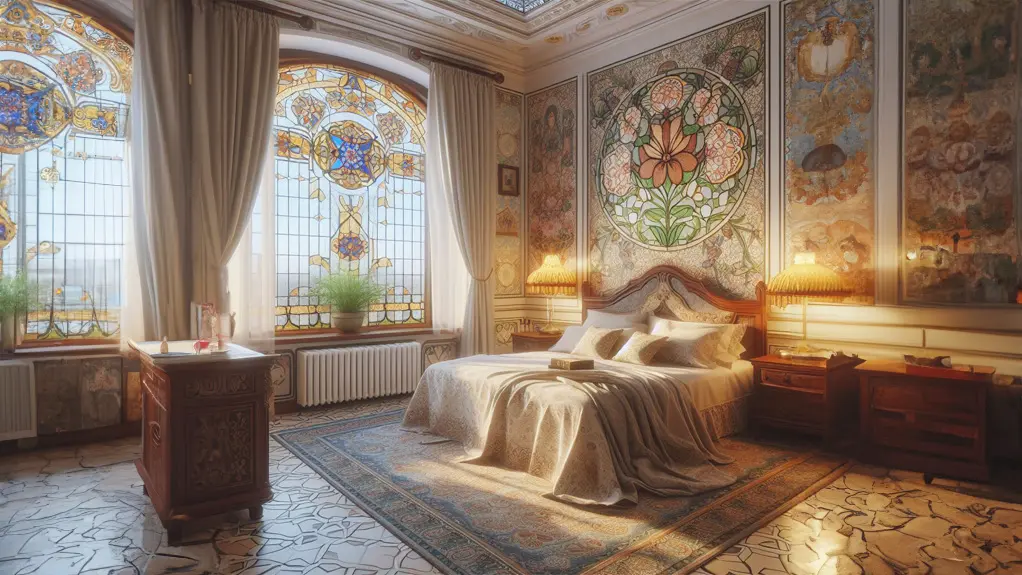 Phòng ngủ theo phong cách Art Nouveau