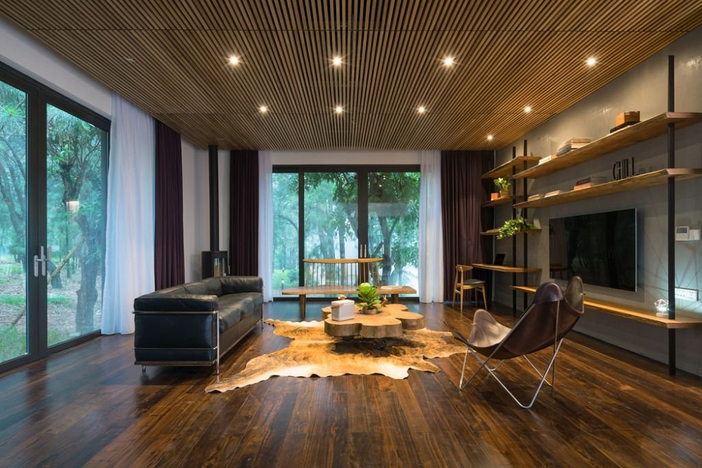 Trần gỗ công nghiệp cao cấp