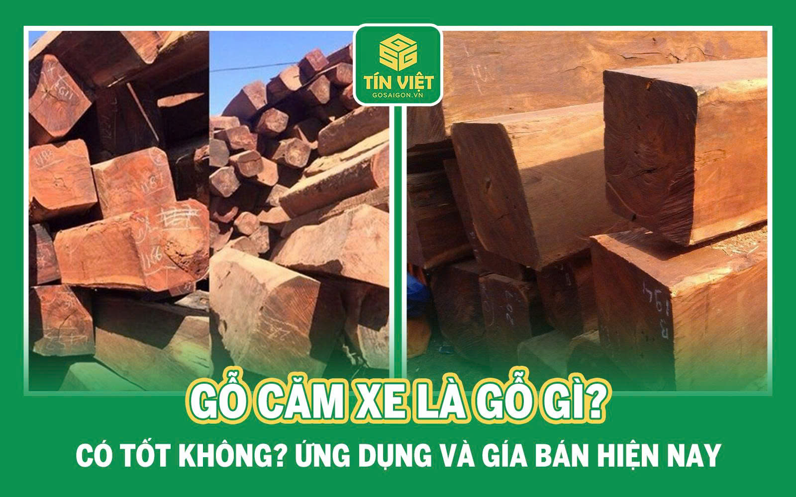 gỗ căm xe