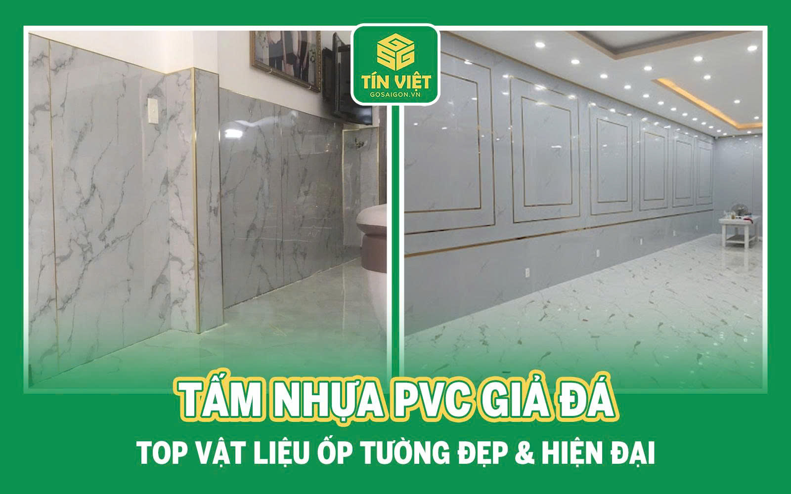 Báo giá tấm nhựa PVC giả đá 2025 - Giá rẻ tận xưởng