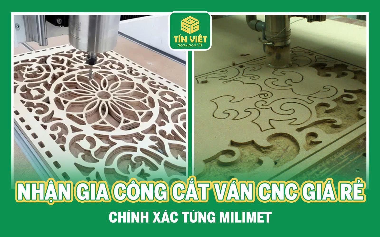 Nhận Gia Công Cắt Ván CNC Giá Rẻ – Chính Xác Từng Milimet