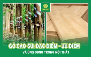 Gỗ Cao Su: Đặc Điểm, Ưu Điểm và Ứng Dụng Trong Nội Thất