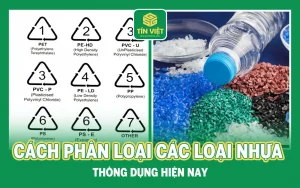 Cách phân loại các loại nhựa thông dụng hiện nay