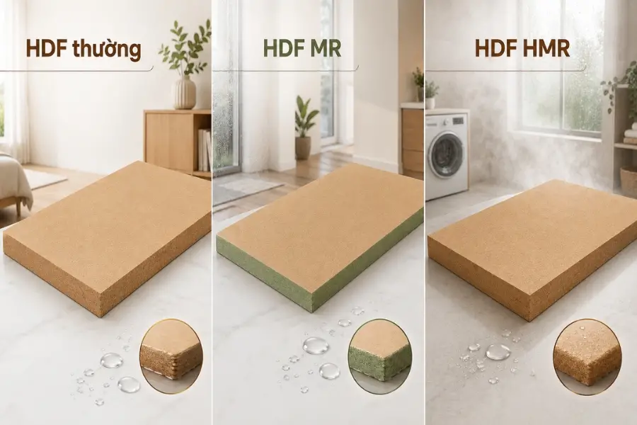 Phân loại theo khả năng chịu ẩm
