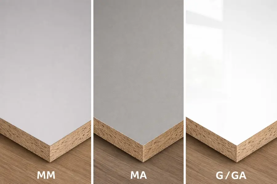 Hiệu ứng đơn sắc matte và gloss