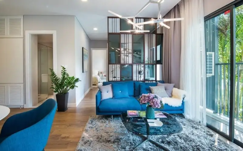 Tông màu lạnh trong thiết kế nội thất