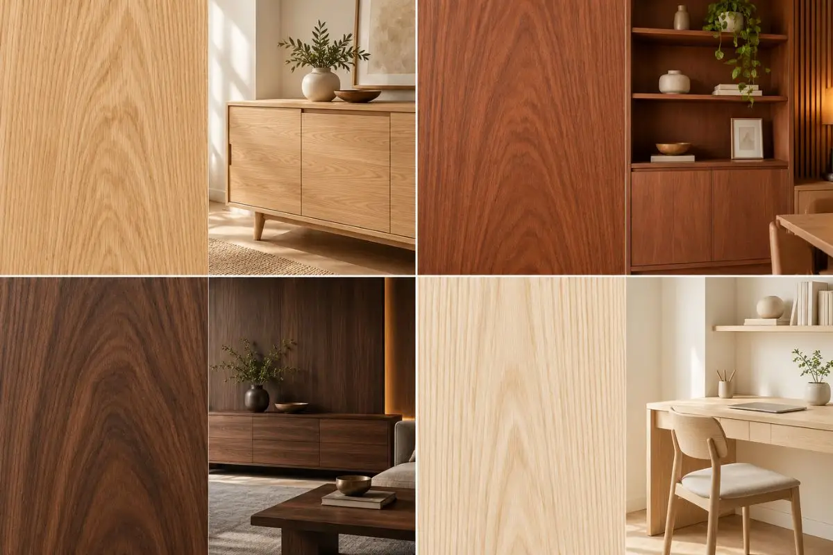 Các loại gỗ ghép phủ veneer phổ biến