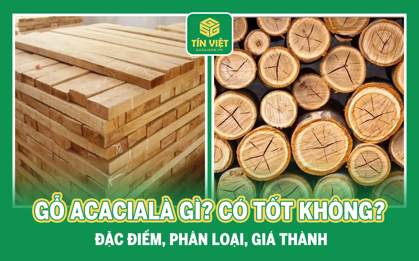 Gỗ Acacia