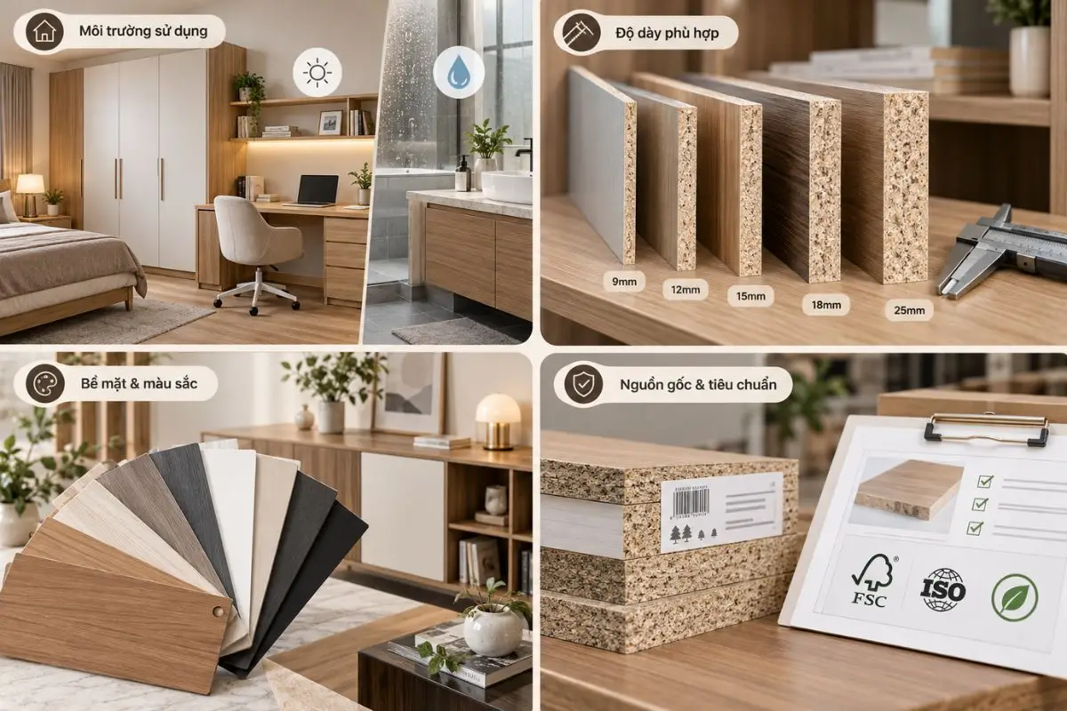 Cách Chọn Ván MFC Phù Hợp