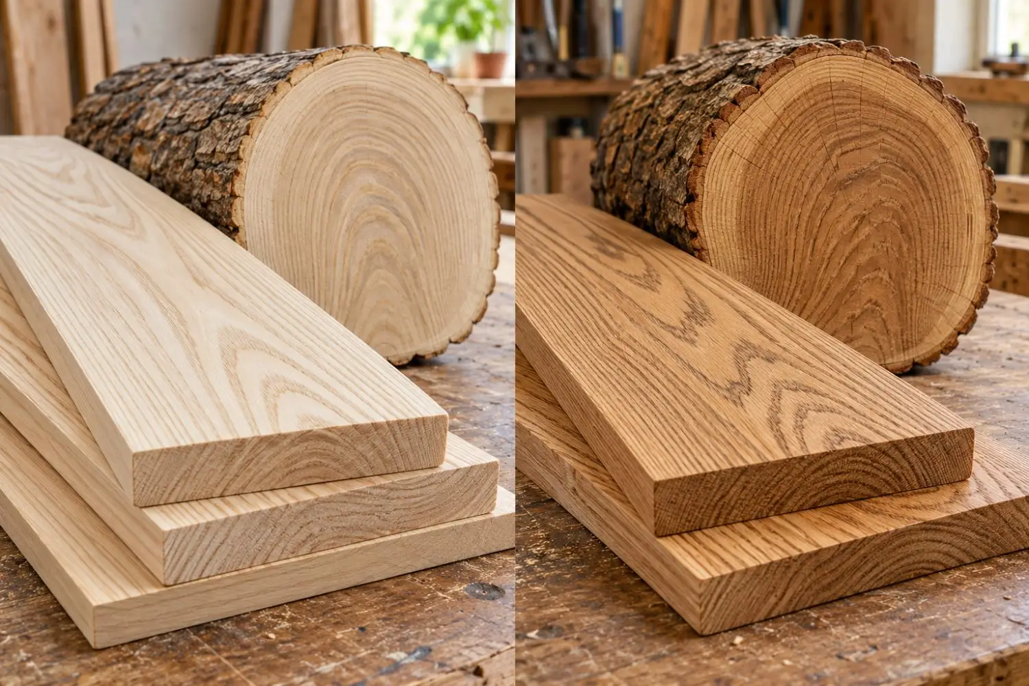 Cách Phân Biệt Gỗ Sồi Nga Và Sồi Mỹ Trong Thực Tế