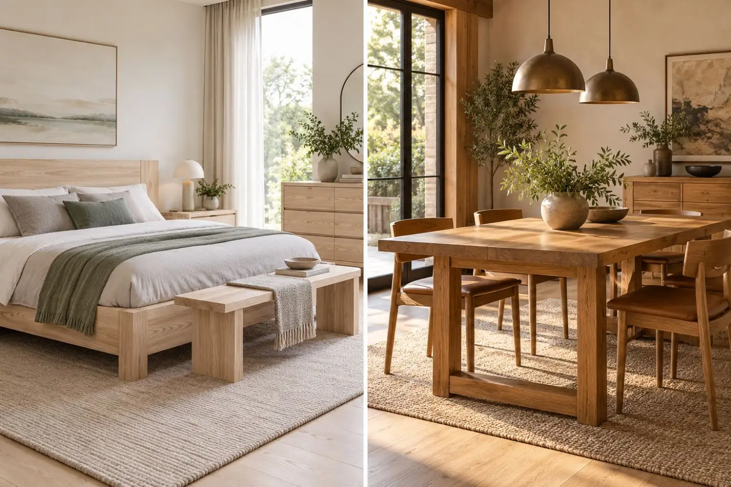 Nên Chọn Gỗ Sồi Nga Hay Sồi Mỹ Làm Nội Thất?