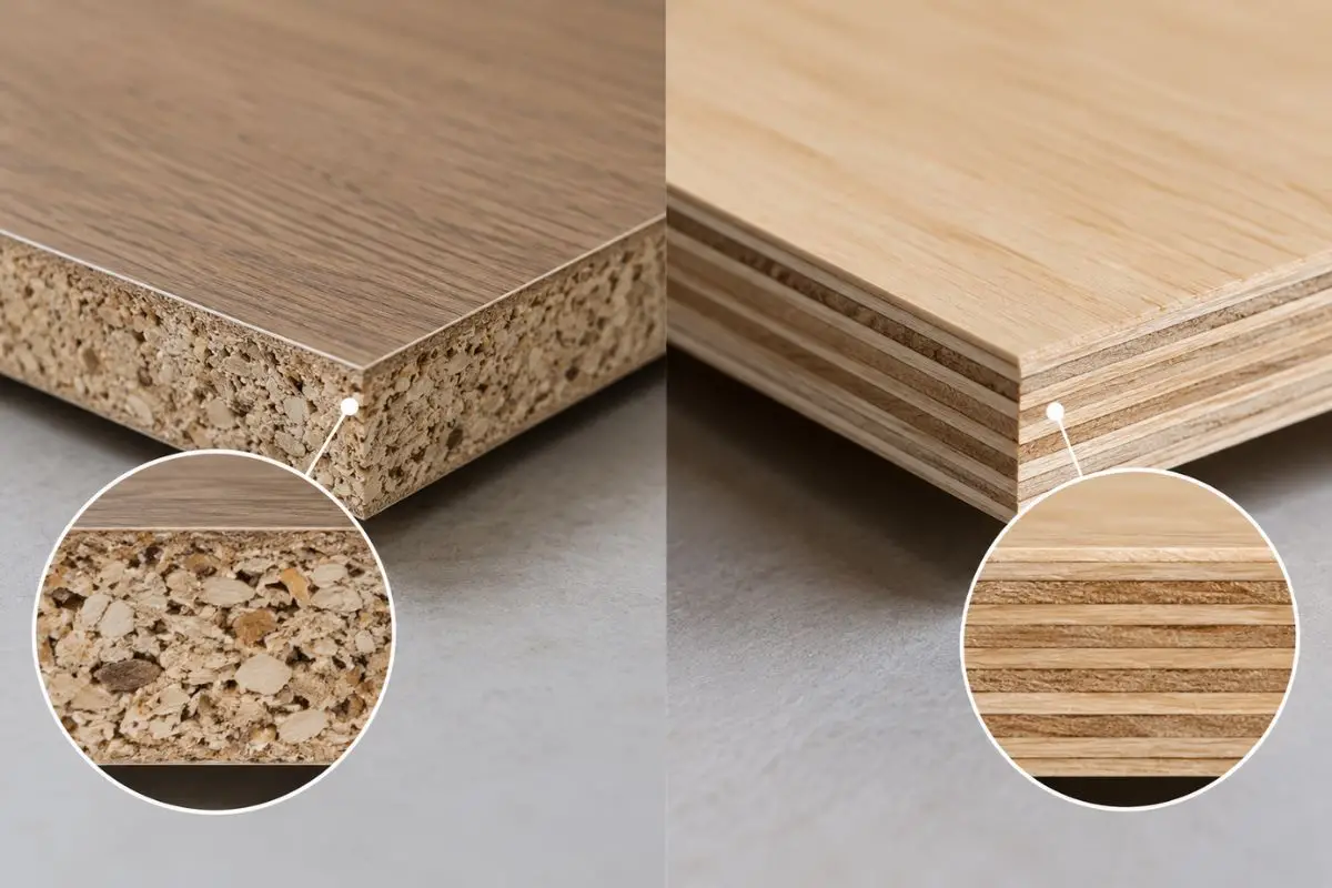Cách Nhận Biết MFC Và Plywood Qua Mặt Cắt